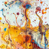 Abstrakt in Bewegung