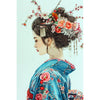 Frau in Kimono Kunst