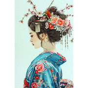 Frau in Kimono Kunst