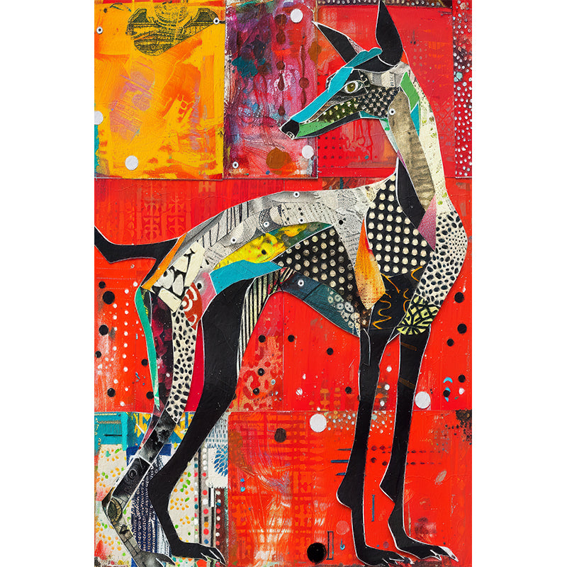 Hund Kubismus Kunst