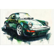 Porsche-Grün-Kunst