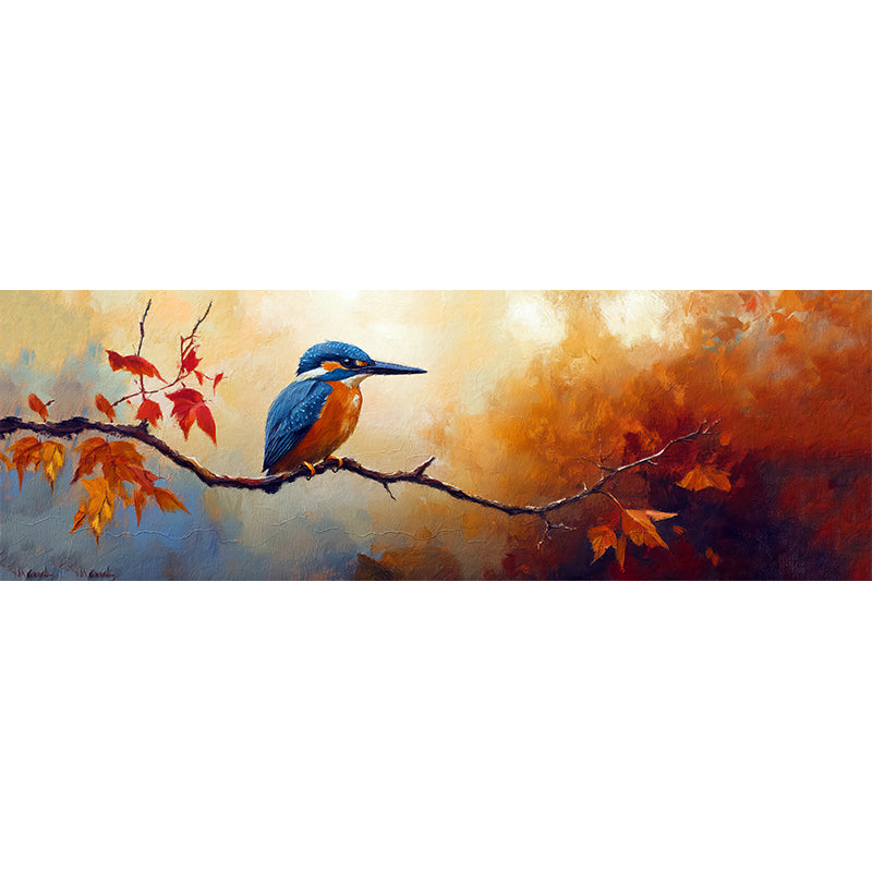 Eisvogel auf Ast