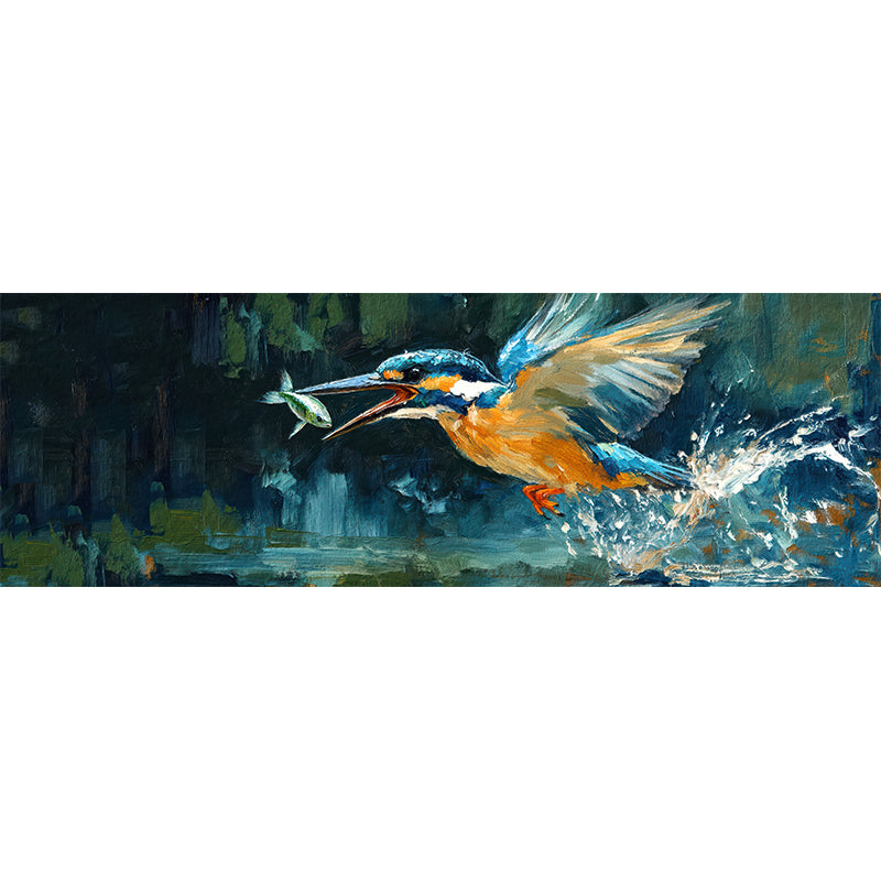 Eisvogel-Gemälde
