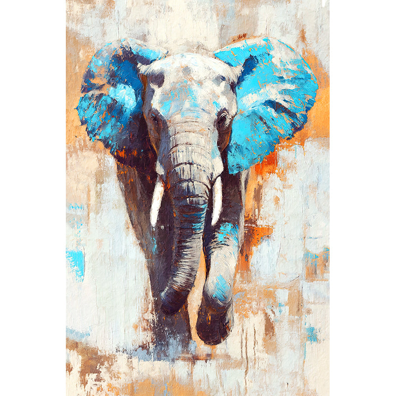 Elefant in Türkis