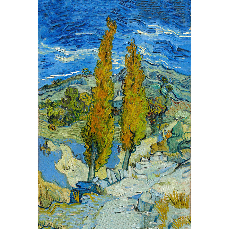 Two Poplars in the Alpilles near Saint-Rémy - Van Gogh