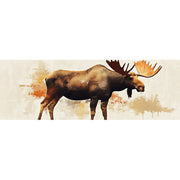 Panorama schilderij van een Eland