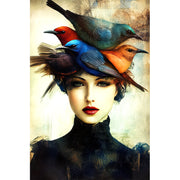 Vintage-Kunst Frau