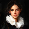 Gemälde Elegante Frau