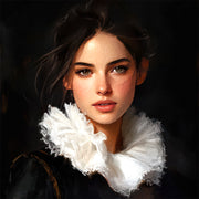 Gemälde Elegante Frau