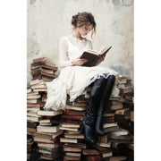 Mädchen beim Lesen II