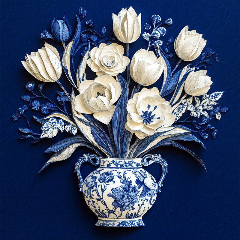 Die Delfter blaue Tulpen IV