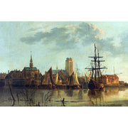 Blick auf Dordrecht bei Sonnenuntergang - Aelbert Cuyp
