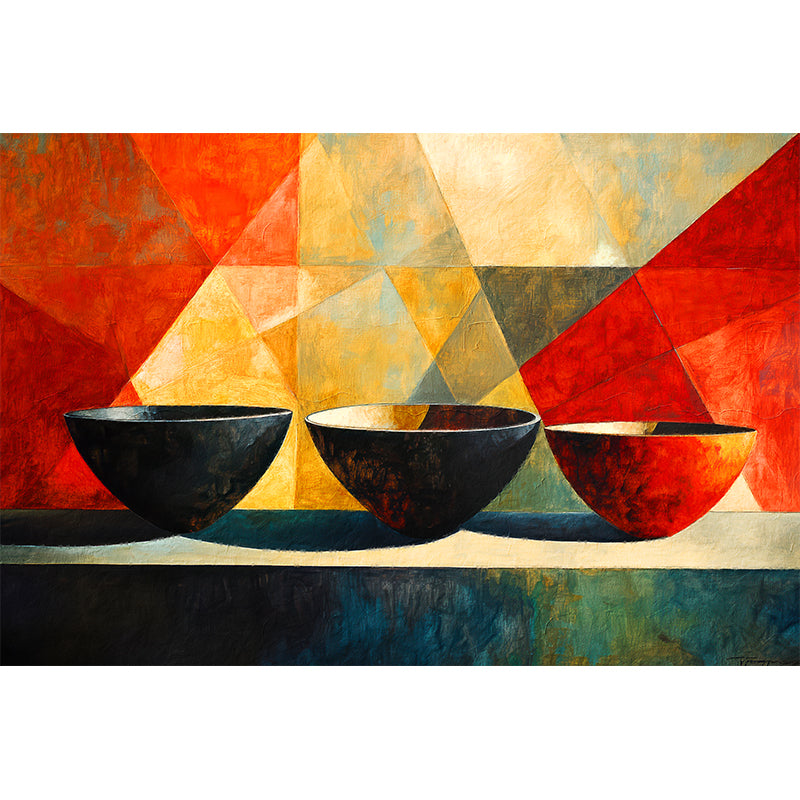 Drie decoratieve potten II