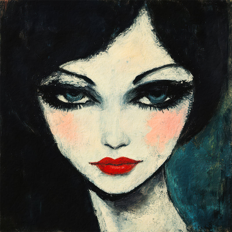 Woman #6 - Kees van Dongen ( inspiratie)