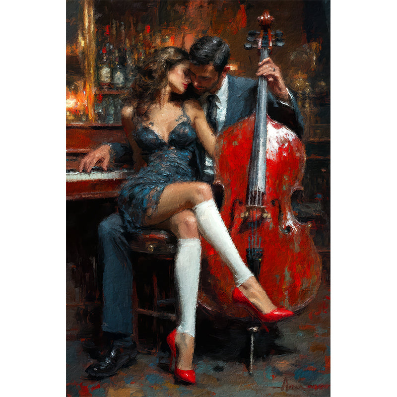Jazz Gemälde Kunst II