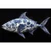 Fisch im Delfter-Blau-Stil