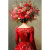 Vrouw met bloemen in het haar III