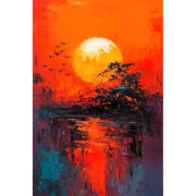 Sonnenuntergang in der Natur I