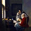 Unterbrechung der Musik - Johannes Vermeer