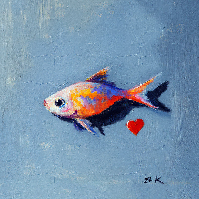 Fisch und Herzchen
