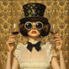 Modische Frau im Louis-Vuitton-Stil I