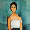 Porträt der brünetten Frau Christina – Amedeo Modigliani