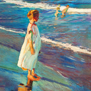 Mädchen am Strand - Joaquín Sorolla