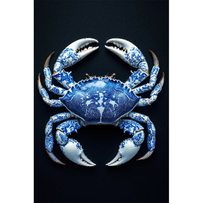 Krab in delfts stijl