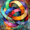 Abstracte kleurrijke vormen I