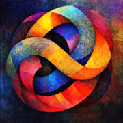 Abstracte kleurrijke vormen III
