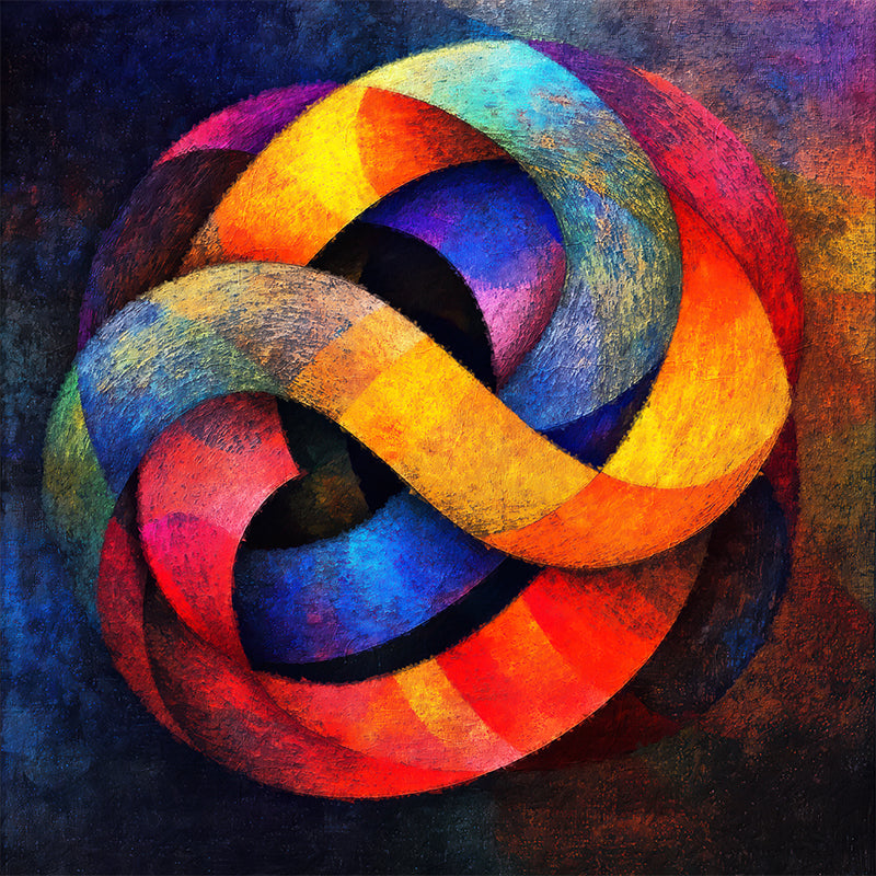 Abstracte kleurrijke vormen III