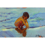 Gegenlicht am Strand - Joaquín Sorolla
