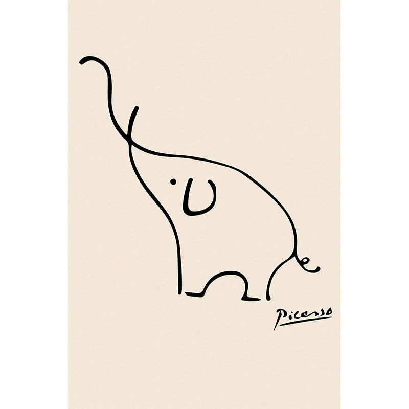 Skizze eines Elefanten - Picasso