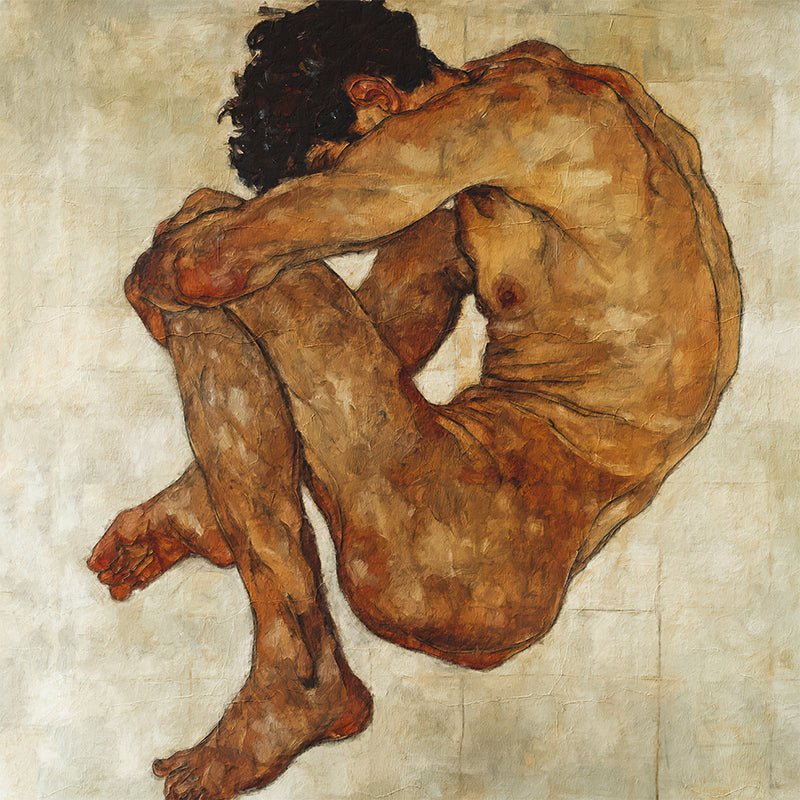 Einsamkeit II - Egon Schiele (Inspiration)