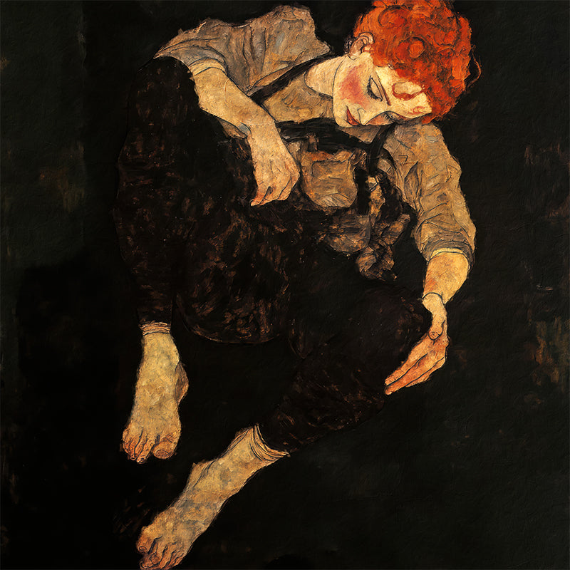 Eingeschlossener Körper - Egon Schiele (Inspiration)