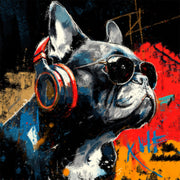 Dog graffit art