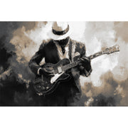Gitarre spielendes Kunstwerk