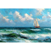 Segelboot Ozean