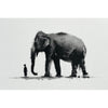 Junge mit Elefant II