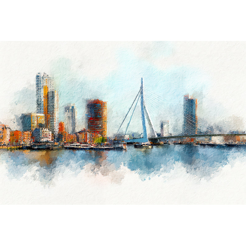 Erasmusbrücke Rotterdam Kunst