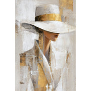 Vrouw met Hoed - goud