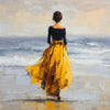 Vrouw in Gele Rok