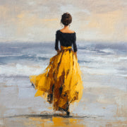 Vrouw in Gele Rok