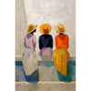 Drie vrouwen met brede hoeden III