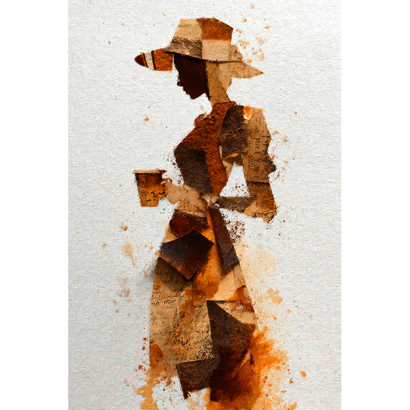 Frauensilhouetten-Collage