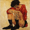 Einsamkeit III - Egon Schiele (Inspiration)