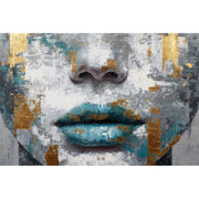 Lippen-Kunstwerk