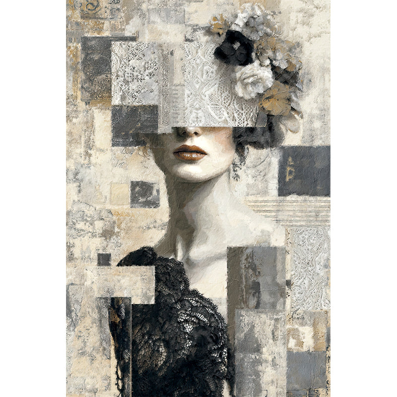 Mixed-Media-Porträt