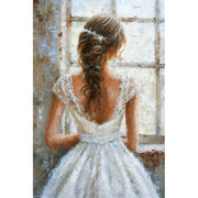 Elegante Vrouw In Wit