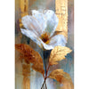 Weiße Blume in Gold II